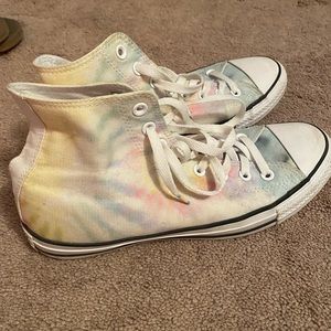 Women’s tie dyed Converse High Tops
